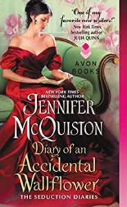 Book cover of Review: Diary of an Accidental Wallflower by Jennifer McQuiston